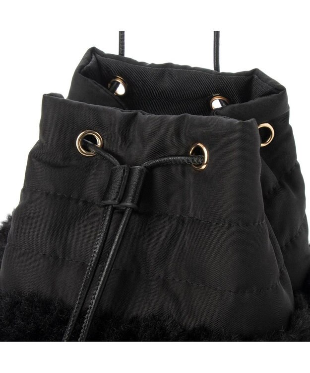 UNBILLION cachecache エコファー切り替えコンビドロストバッグ ブラック