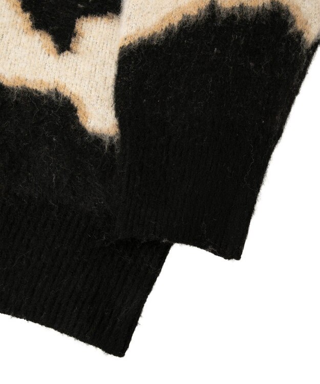 CRAFT STANDARD BOUTIQUE アニマルジャカードニットプルオーバー Light Beige