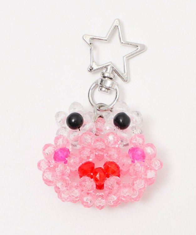 WEGO ケロチャンビーズキーホルダー ピンク