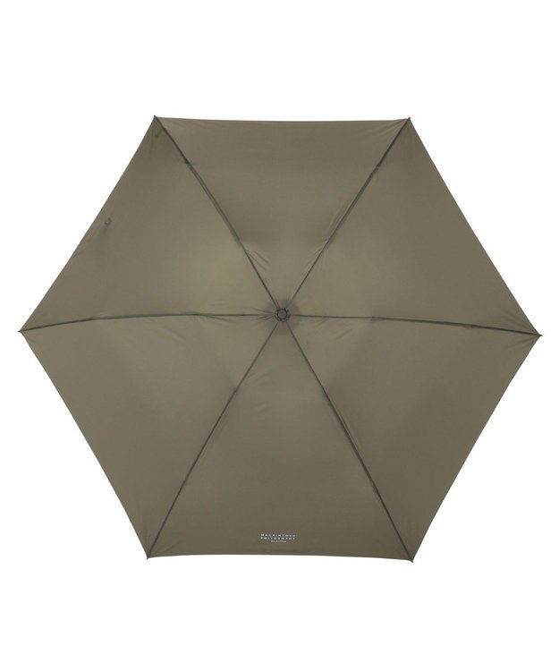 MOONBAT 【大きめ】マッキントッシュ フィロソフィー 折りたたみ傘 Barbrella 超軽量 約105g 無地 55cm カーキー