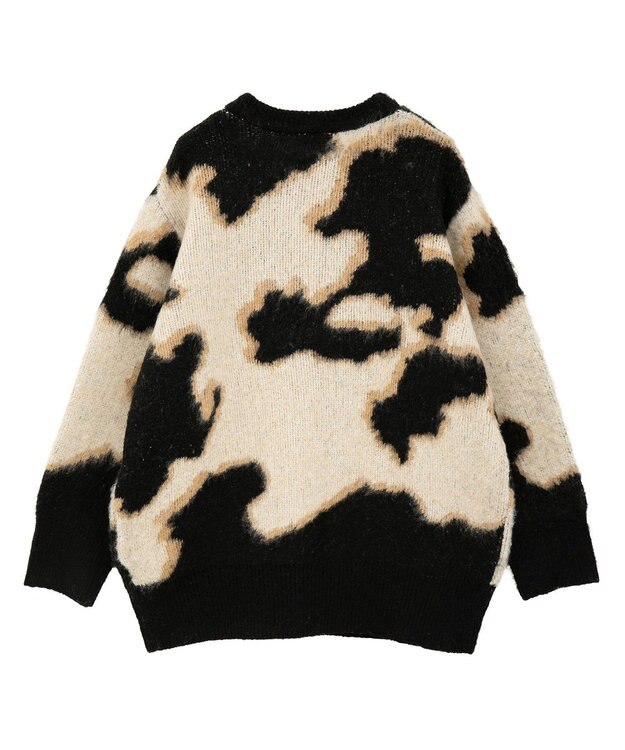 CRAFT STANDARD BOUTIQUE アニマルジャカードニットプルオーバー Light Beige