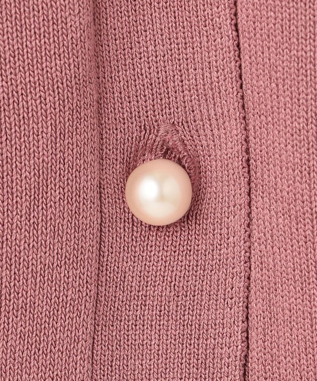 ANY SIS 【洗える】Vネックミディ カーディガン プラムピンク