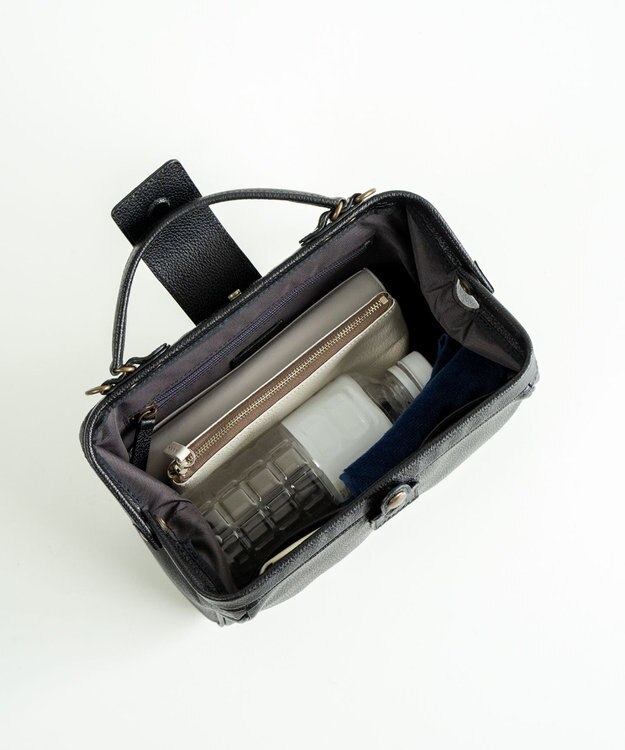 Atelier nuu 日本製 国産レザー parcel ナノダレス ショルダーバッグ ブラック