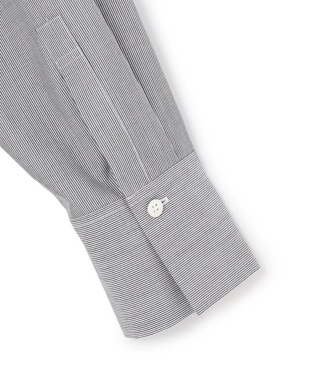 ICB 【先行予約】 クリーンブロード ポンチョシャツ ブラックストライプ