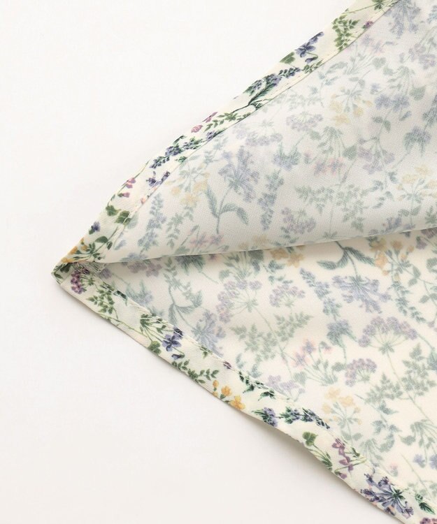 ANY KIDS フラワープリント キャミ ワンピース オフホワイト系