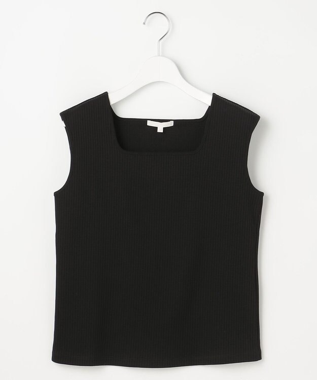 自由区 S スクエアネック インナー ブラック