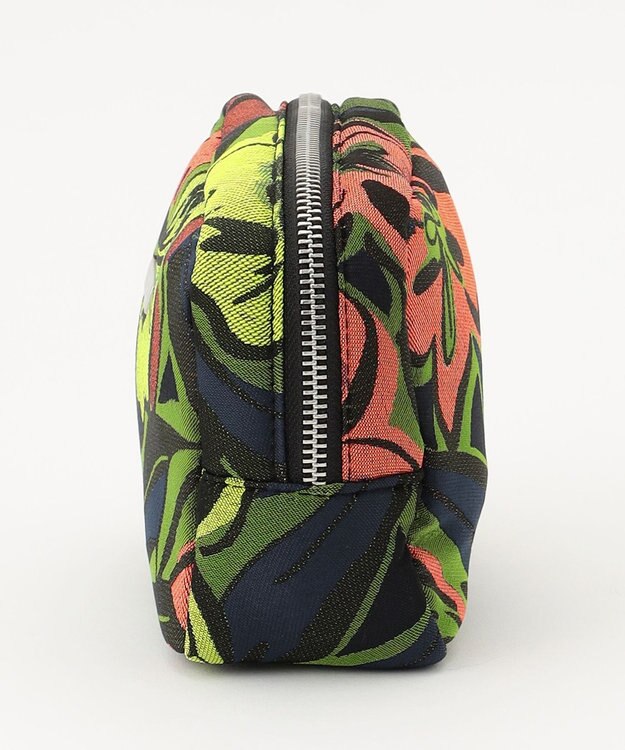 GRACE CONTINENTAL Fabricスクエアポーチ ピンク