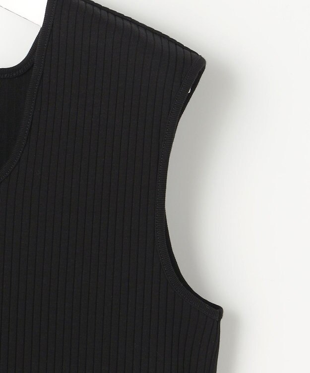 自由区 S スクエアネック インナー ブラック