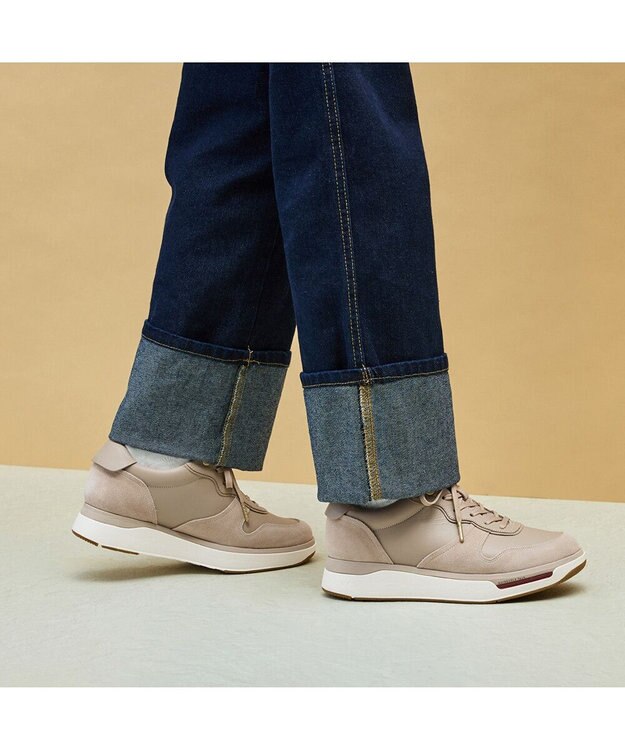 ASICS WALKING ペダラ ライドウォーク 2 レディース 2E グレーベージュ×グレーベージュ(起毛)