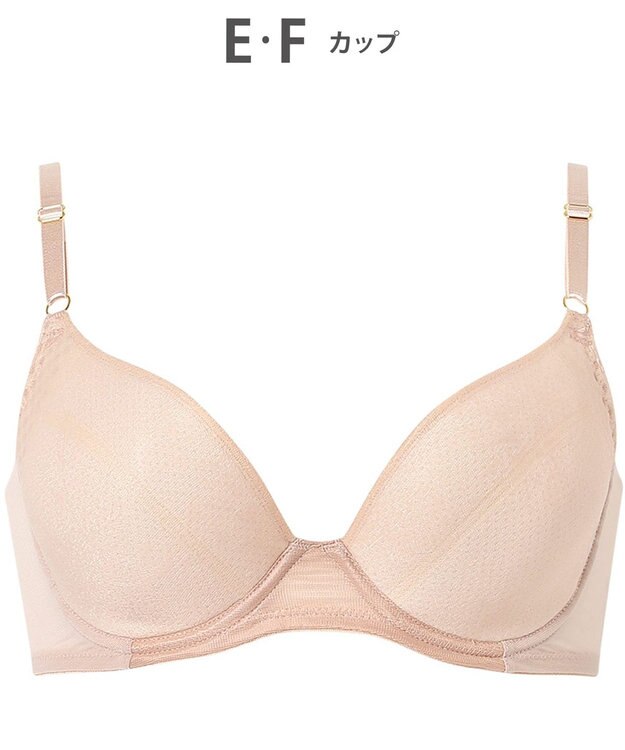 Wing ブラジャー 汗のベタつきや不快感を軽減 軽やかなつけごこち 背中すっきり 【夏のうすかるブラ】 春 夏 KB2873 ウイング／ワコール ベージュ