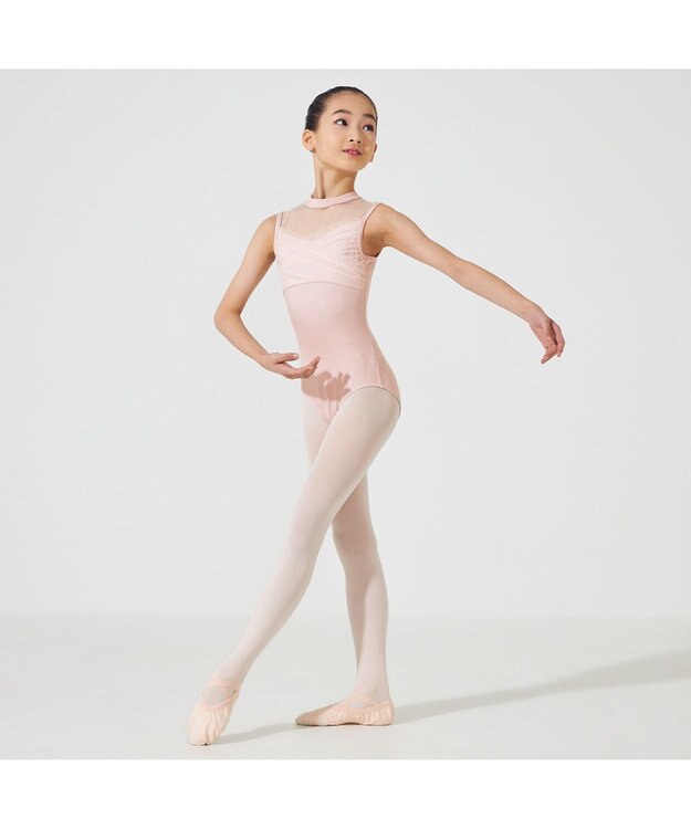 Chacott ハイネックレオタード ヨーロピアンピンク