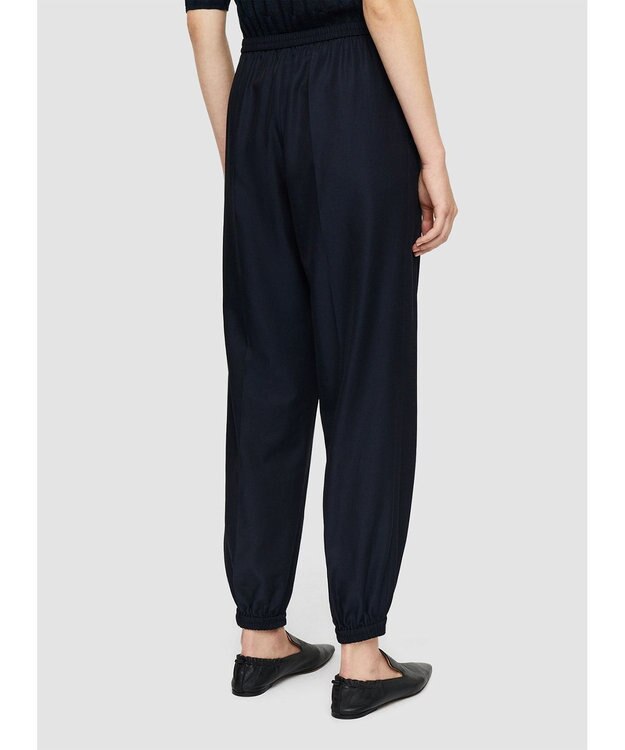 JOSEPH ソフトコットンシルク　イージートラウザーズ Navy