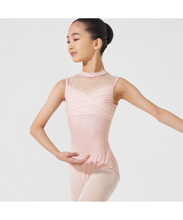 Chacott ハイネックレオタード ヨーロピアンピンク