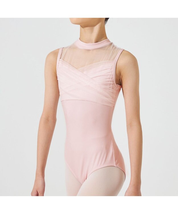 Chacott ハイネックレオタード ヨーロピアンピンク