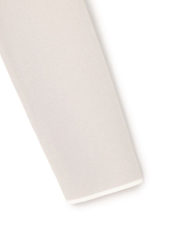 ICB シンセティックフルニードル ハーフジップニット トープ