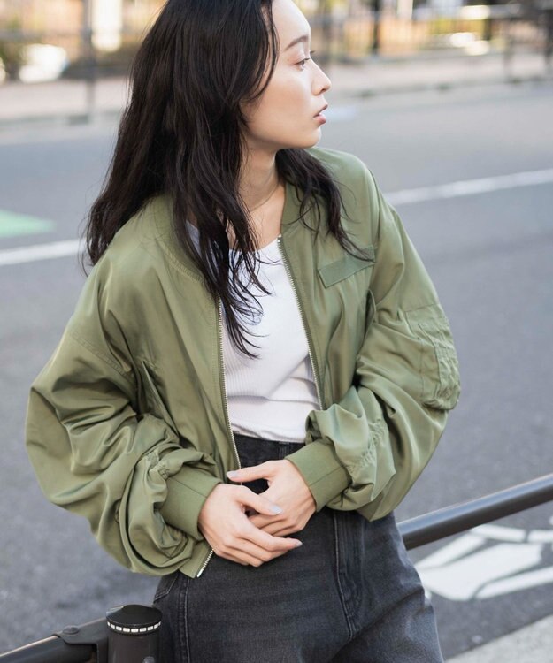 WEGO ショートMAー1 カーキ