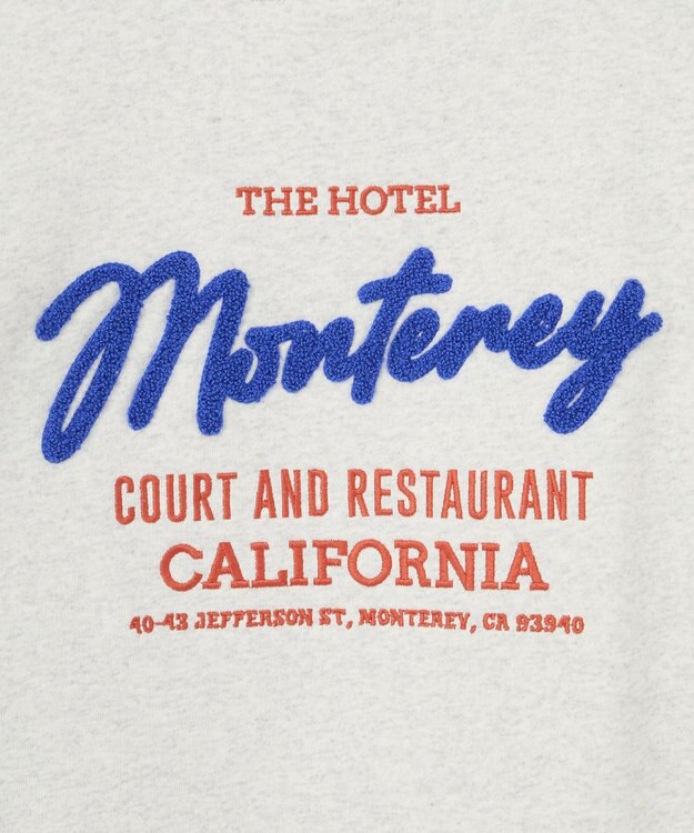 AMERICAN HOLIC サガラ刺繍裏毛プルオーバー Gray Mixture