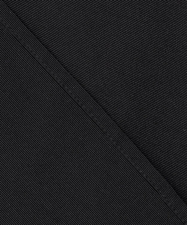 #Newans 【洗濯機可能/シワになりにくい】〈小柄さんにお勧め〉ウェービーカラーブラウス ブラック