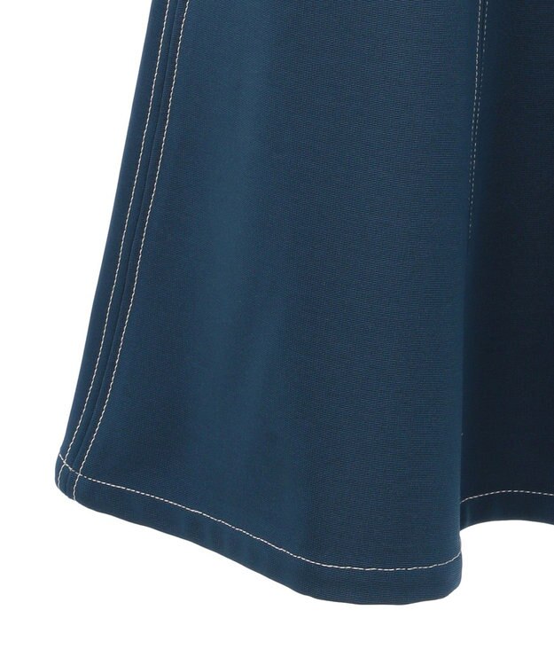 Green Parks ・ＥＬＥＮＣＡＲＥ　ＤＵＥ　カラーｓｔフレアスカート Blue