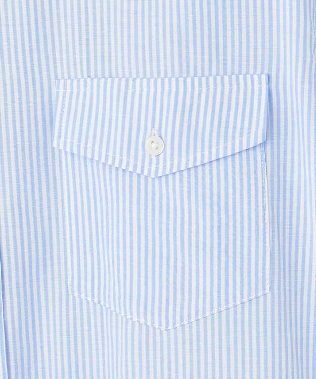 J.PRESS MEN 【WEB・一部店舗限定】シアサッカー 半袖シャツ / B.D. サックスブルー系1