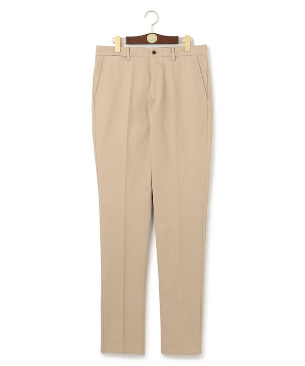 J.PRESS MEN ピースダイ トリコチンストレッチパンツ ベージュ系