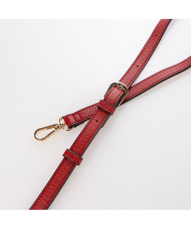 UNBILLION カシュカシュ cachecache / ジグザグステッチ変形ミニバッグ ワイン