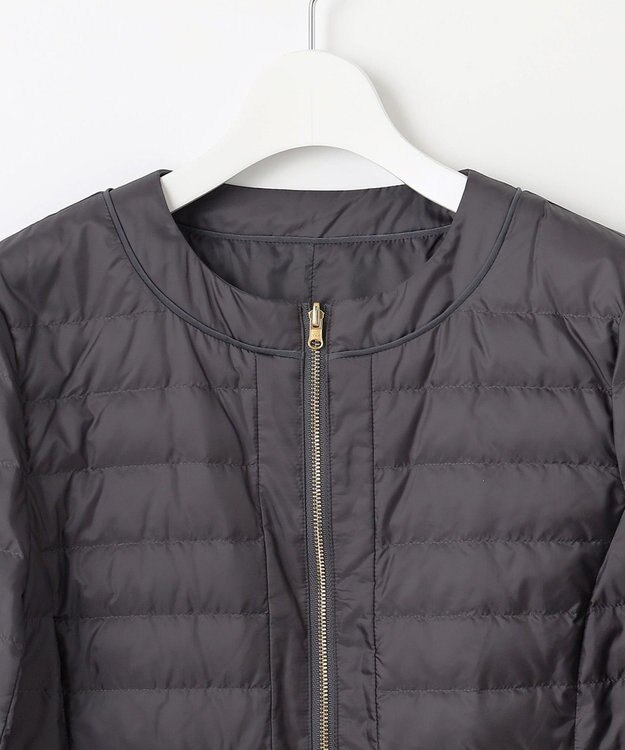 自由区 S 【洗える】リバーシブルライトダウン ジャケット スレート