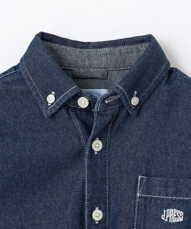J.PRESS KIDS 【110-130cm】5.5オンス ダンガリーシャツ ネイビー系