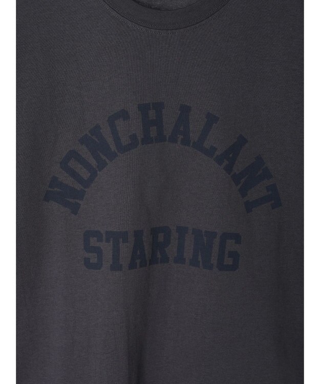 AMERICAN HOLIC ＮＯＮＣＨＡＬＡＮＴ　ＳＴＡＲＩＮＧ　カットチュニック2 Charcoal Gray