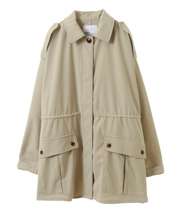 CRAFT STANDARD BOUTIQUE ユーティリティーステンカラーコート Beige