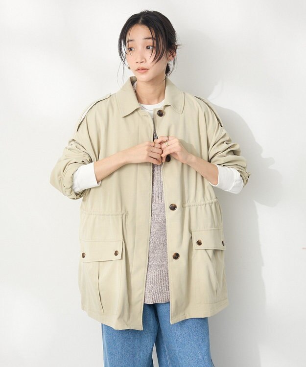 CRAFT STANDARD BOUTIQUE ユーティリティーステンカラーコート Beige