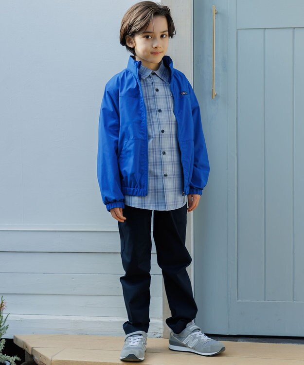 J.PRESS KIDS 【110-130cm】チェック シャツ ライトグレー系3