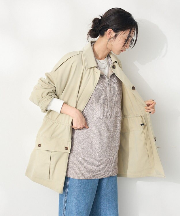 CRAFT STANDARD BOUTIQUE ユーティリティーステンカラーコート Beige