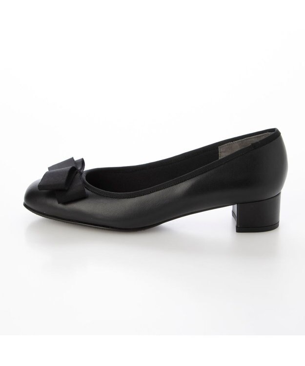 Riz raffinee <Riz raffinee>スクエアトゥリボンパンプス ブラック