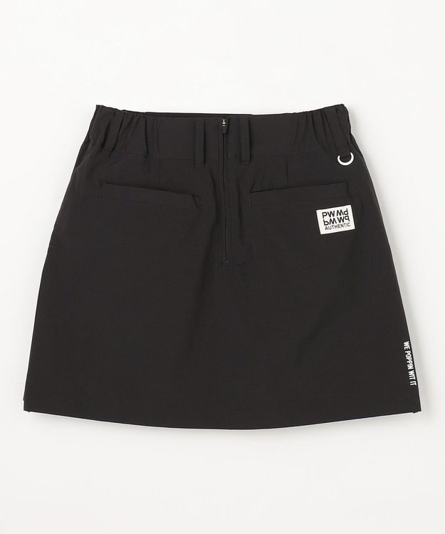 PW CIRCULUS 【WOMEN】ボックスプリーツスカート ゴルフウェア レディース ブラック系