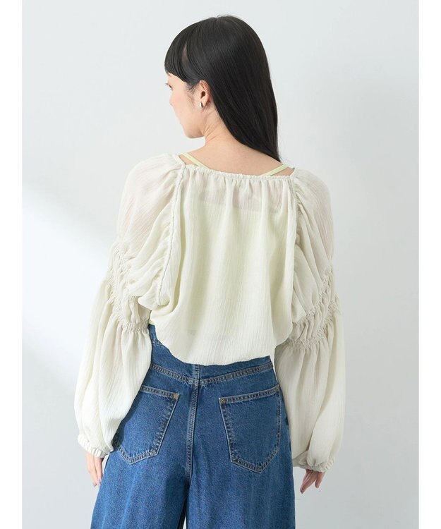 earth music&ecology シアーボレロ Off White