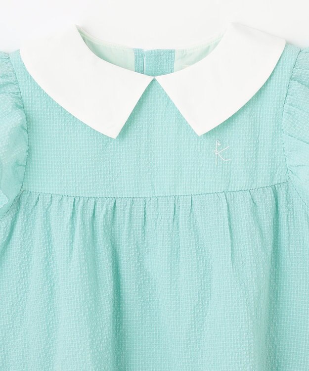 組曲 KIDS 【150-160㎝】ティアード チュニック ターコイズブルー