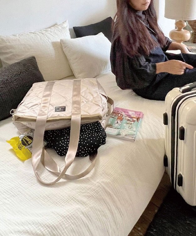 ROOTOTE 1162【大容量:キャリーケース装着可能】SC.グランデボックス.グリスン-A