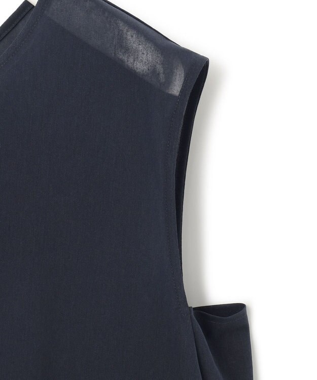 ICB 【洗える・接触冷感・UVケア】３WAYセットブラウス ネイビー系