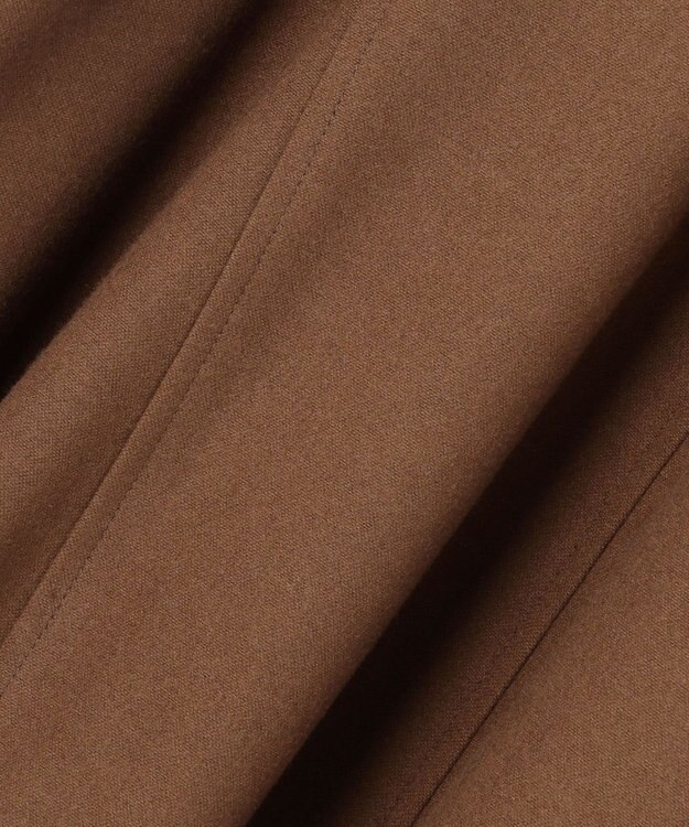 組曲 ツイル起毛フレア スカート カカオブラウン系