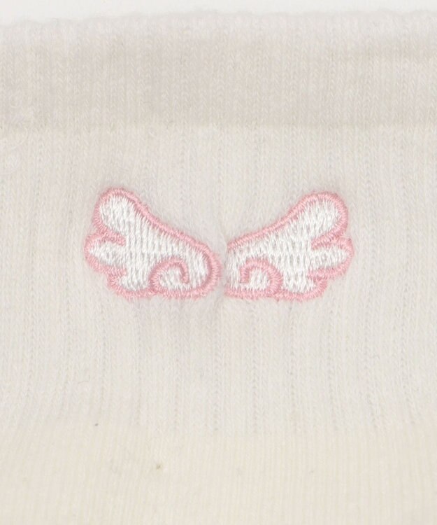 WEGO バック刺繍アンクルパイルソックス 柄2