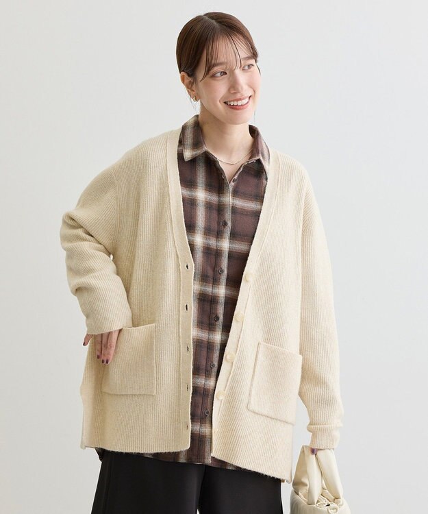 Green Parks ネルチェックシャツ Brown