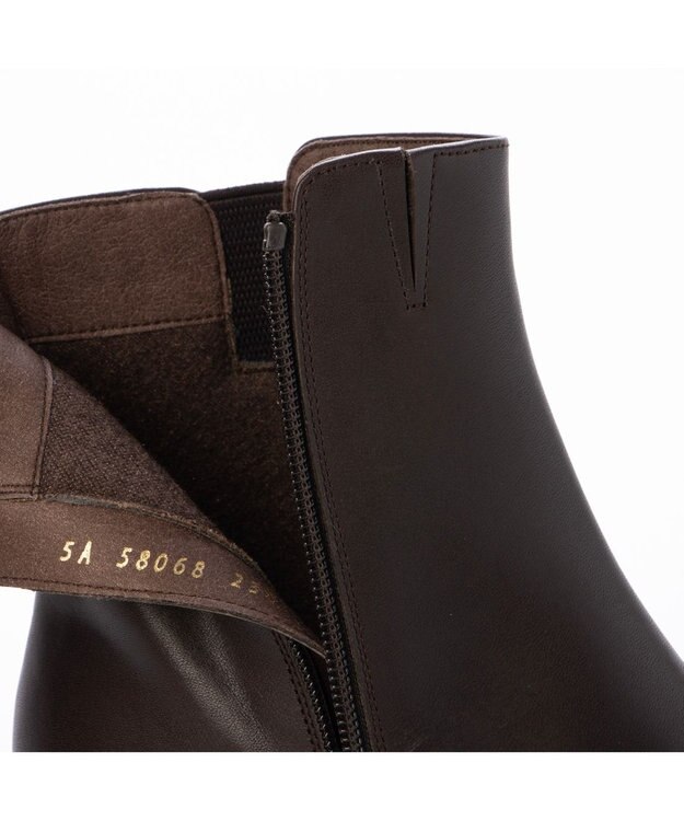 Riz raffinee <Riz raffinee>ベルテッドショートブーツ ダークブラウン