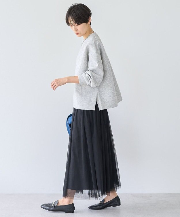 AMERICAN HOLIC サイドスリットポンチプルオーバー Gray Mixture