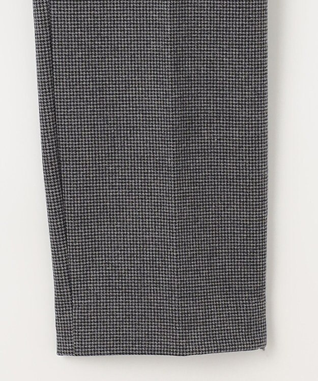 J.PRESS LADIES 【洗える】チェルビックチェック テーパード パンツ グレー系3