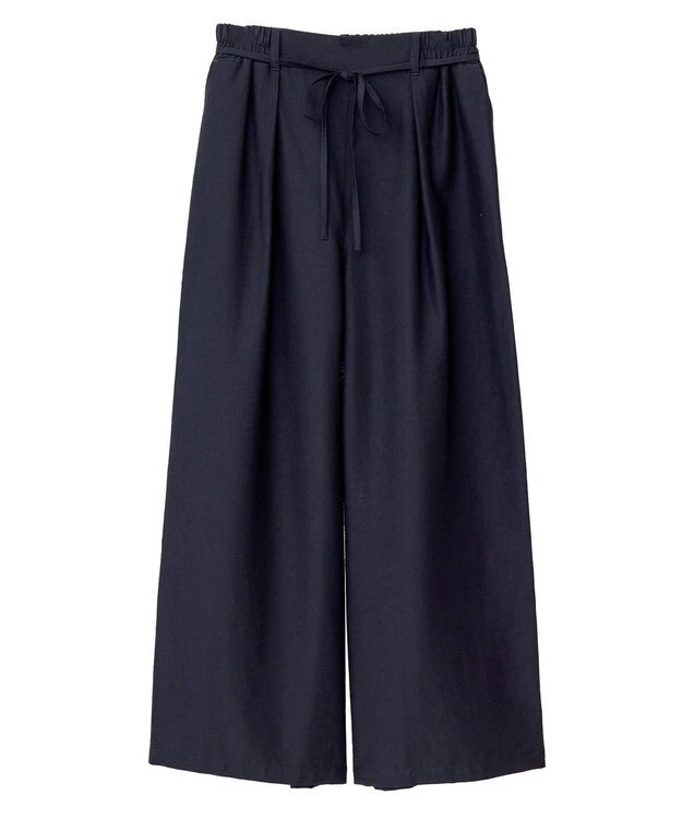 Green Parks 共ベルト付きツイルカラーパンツ Dark Navy