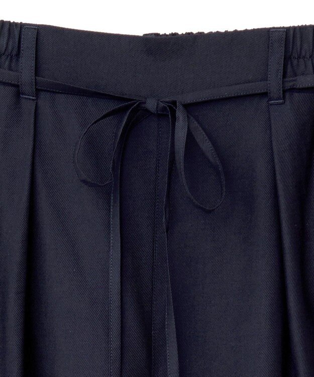 Green Parks 共ベルト付きツイルカラーパンツ Dark Navy