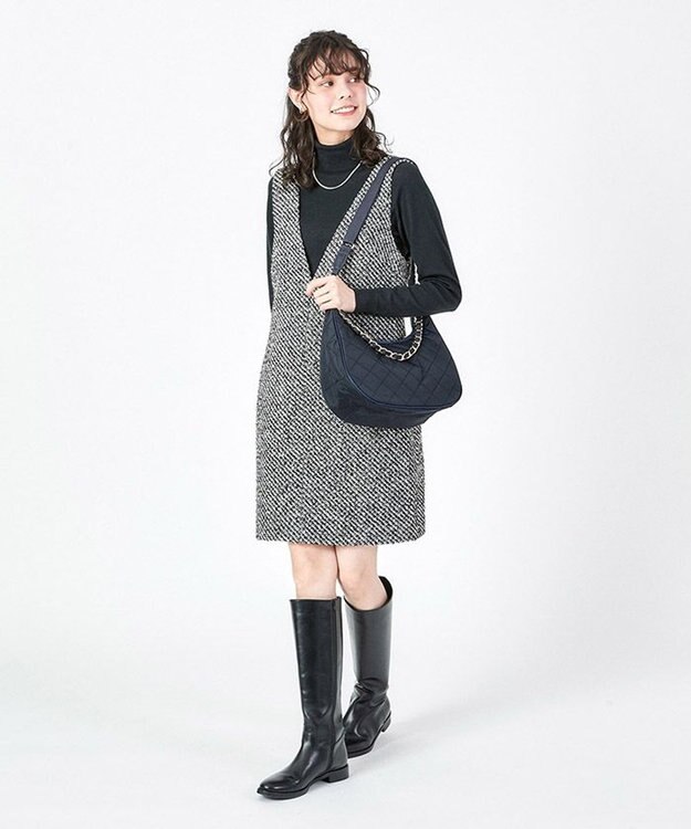 CHAIN N/S CONV HOBO/ディープシーブルーキルト / LeSportsac