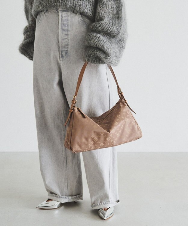 russet ナイロンジャガード2WAYショルダーバッグ(SF-274) Mocha