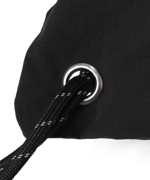 WEGO 【ユニセックス着用ITEM】コードデザインナップサック ブラック